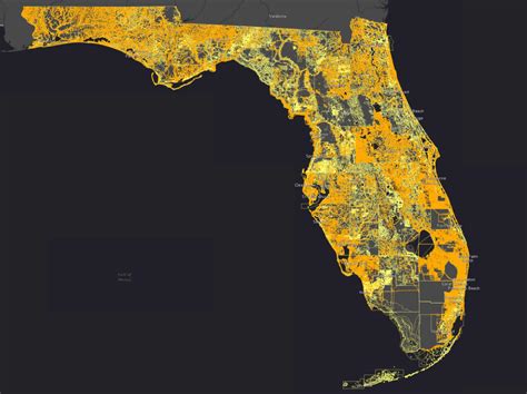 Map Of Florida S Fema Flood Zones And Waterways Oc R Dataisbeautiful