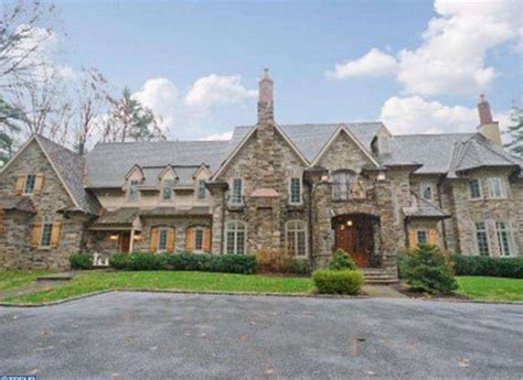 49 Million Newly Listed Stone Mansion In Gladwyne Pa Homes Of The Rich