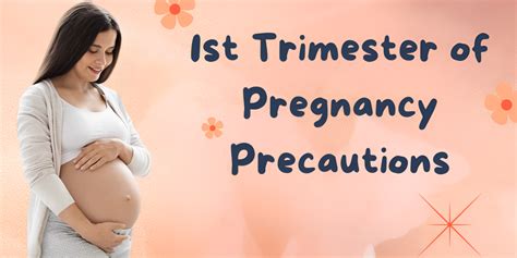 1st Trimester Of Pregnancy Precautions Must Check