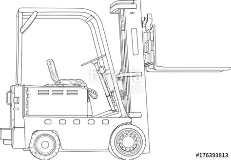 Forklift Drawing At Explore Collection Of Forklift