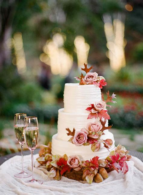 30 fall wedding cake ideas