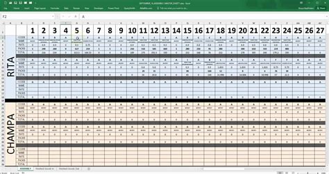 Production Tracking Spreadsheet — Db