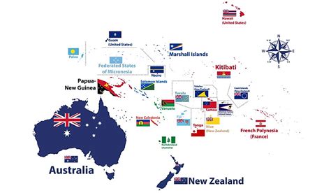 How Many Countries Are In Oceania