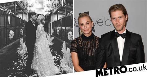 Kaley Cuoco Joined By Big Bang Theory Stars As She Marries