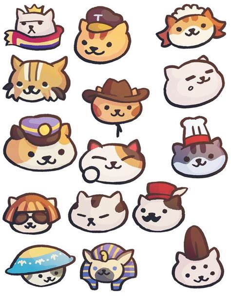 Instead of posting image links, use text posts with a link to your image within. Neko Atsume Stickers Rare Cats by Crowpocalypse on Etsy