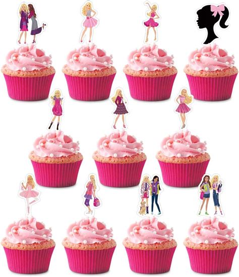 Decopac Barbie Be The Future Cake Topper Cupcake Rings