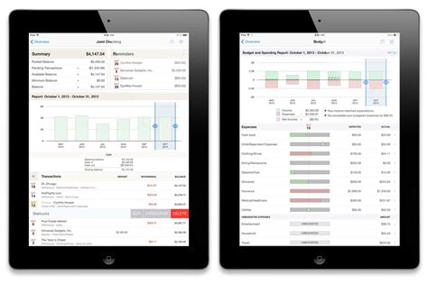 It's certainly feature rich and full of stellar reviews, competitively priced, and has been around a while, but at a risk of sounding shallow, i just don't think it looks that good, especially compared to the some of. iBank iPad Accounting and Budget screens