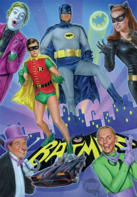 Batman ‘66 Heroes And Villains Limited Edition Print Set Pgosh