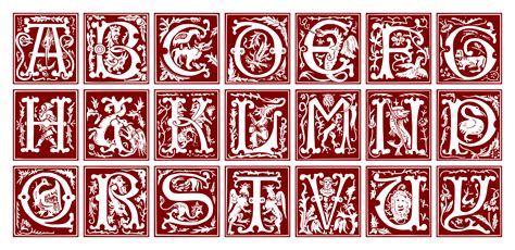 Ornamental Alphabet 16th Century | Typography alphabet, Old english alphabet, Lettering alphabet