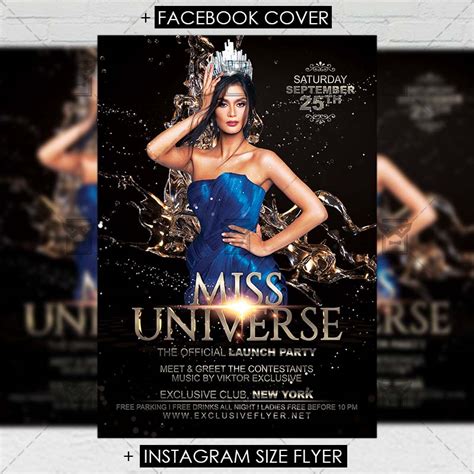 Miss Universe - Club A5 Flyer Template | ExclsiveFlyer | Free and ...