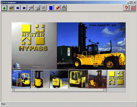 Spare Parts Catalogue Hyster Forklift Truck