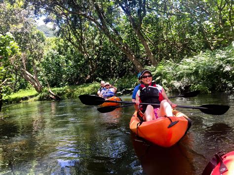 Oahu Kayak Tour Rainforest River Kayaking Near Laie Hi And Pcc