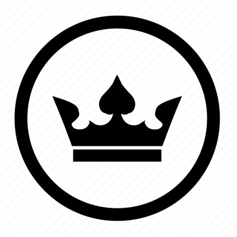 Kingdom Label Queen Round Royal Icon