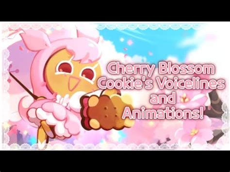 Cherry Blossom Cookie S Voicelines And Animations Cookie Run Kingdom