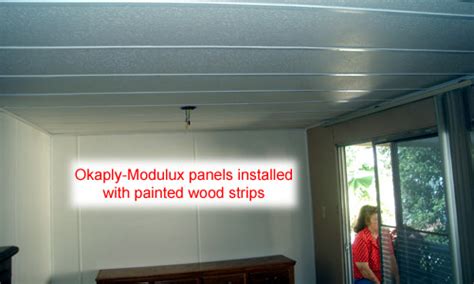 Mobile Home Ceiling Tiles How To Paint Mobile Home Ceilings And Cover