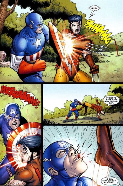 Wolverine Vs Captain America Wolverine Origins 4 Wolverine Vs