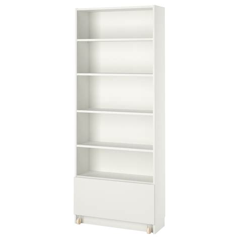 Billy Bookcase With Drawer White 80x30x202 Cm Ikea