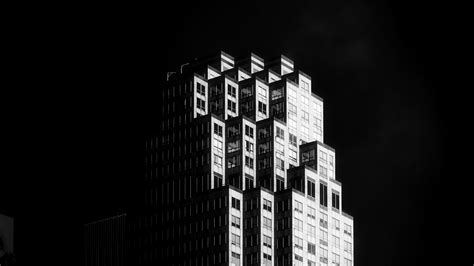 Download Wallpaper 3840x2160 Building Architecture Black And White