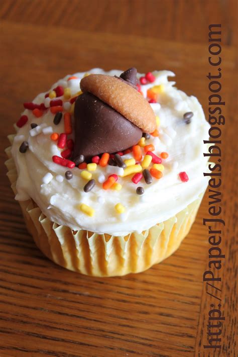 Thanksgiving cupcake decorating has never. Paper Jewels and other Crafty Gems: Cute Fall Cupcake and ...