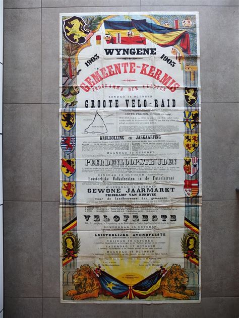 Midwest Artefact Affiche Kermis Wingene 1903 WIN2022 002