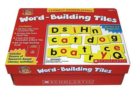 Little Red Tool Box Word Building Tiles By