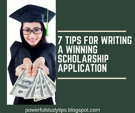 7 Tips For Writing A Winning Scholarship Application
