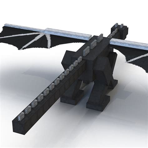 3d Model Minecraft Ender Dragon