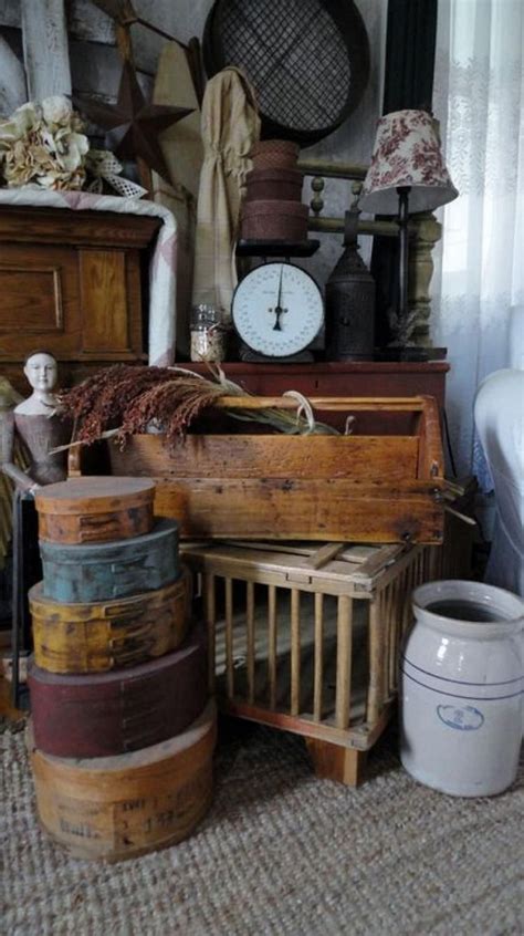 Antique Rustic Furnitures Ideas Primitive Decorating