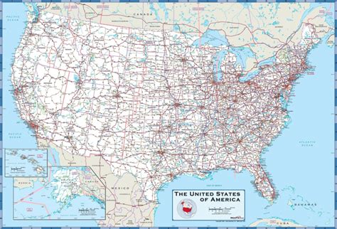 Highway Map Of United States Map