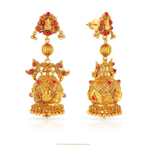 The vaccines will be administered for inoculating people who are vulnerable to the disease with limited access to the vaccine apart from jewellery artisans, employees, investors and their dependents. Gold Antique Earrings From Malabar Gold & Diamonds ~ South India Jewels