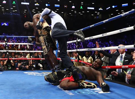 Deontay Wilder Knocks Opponent Out Cold With A Bone Crushing First Round Ko For The Win