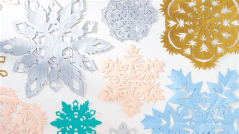 They are beautiful and can be used for decorating rooms. How to Make Paper Snowflakes | Martha Stewart
