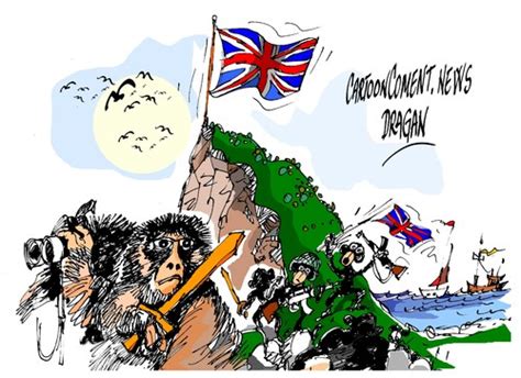 Los Monos De Gibraltar By Dragan Politics Cartoon Toonpool