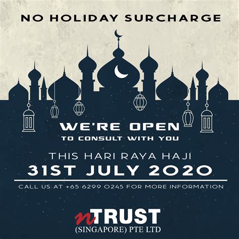 We've gathered some useful information for you, from facts about hari raya to some virtual bazaars you can check out this year. Hari Raya Haji | NTRUST