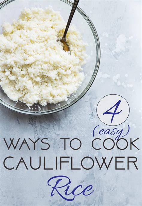 Then pour out and wash thoroughly with clean water then set aside in a bowl or plastic sieve. How to Cook Cauliflower Rice (4 Ways) | Food Faith Fitness