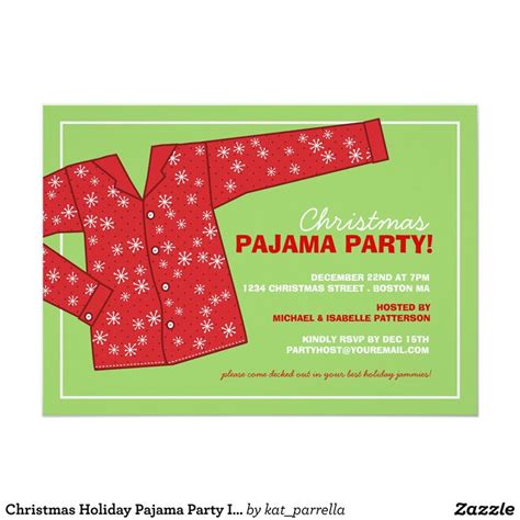A Christmas Pajamas Party Is Shown With The Word Merry Pajamas On It