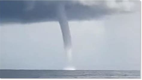 Massive Sea Tornado Appears Off The Coast Of New South Wales Australia