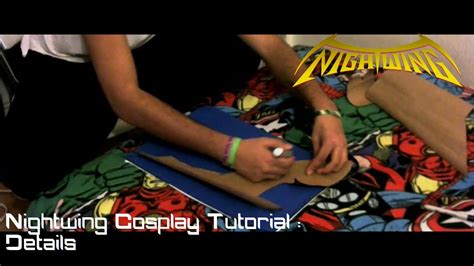 Nightwing Cosplay Tutorial Adding Details Youtube