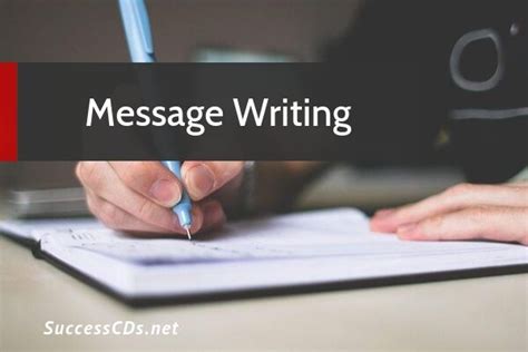 Message Writing Class 67 And 8 Format Topics Examples