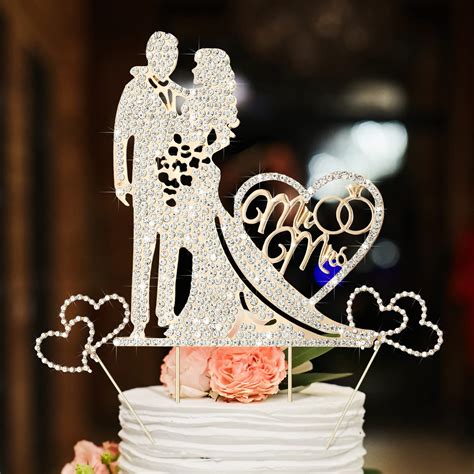 Love Is Sweet Cake Decorations Hearts For Romantic Celebrations