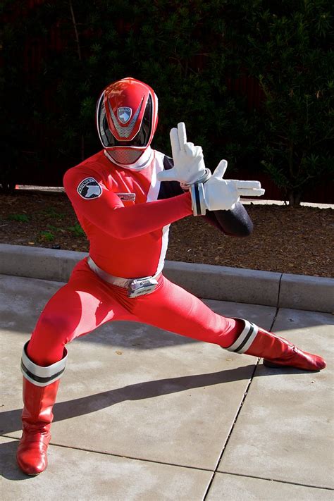 Red Spd Power Ranger At Disney Character Central