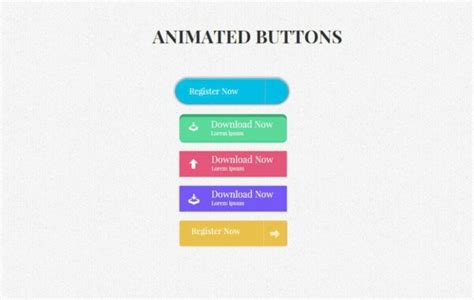 Flat Animated Buttons Responsive Widget Template By W3layouts