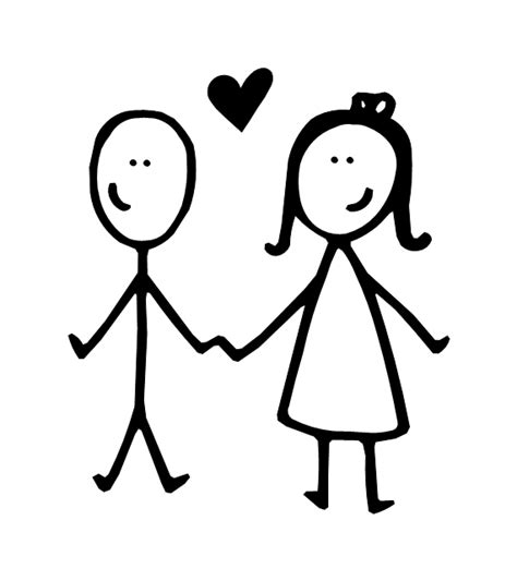 Stick Figures Holding Hands Free Download On Clipartmag