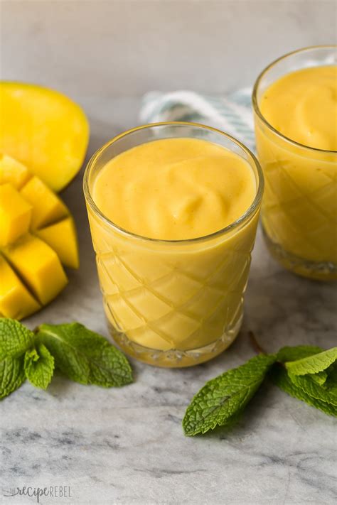 Mango Smoothie Easy And Healthy Video The Recipe Rebel
