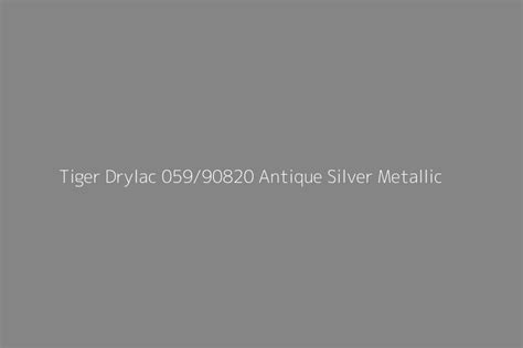 Tiger Drylac Antique Silver Metallic Color HEX Code