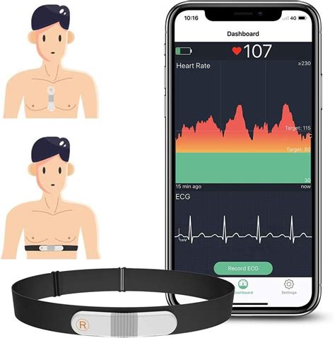 Wellue Visualbeat Chest Strapstrap Free Heart Rate Monitor Bluetooth