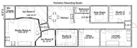 Studio Layout Parhelion Recording Studio Atlanta