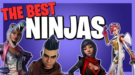 The Best Ninjas In Fortnite Save The World Youtube