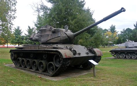 M47 Patton Tank At Fort Meade Maryland 20 Inch By 30 Inch Laminated