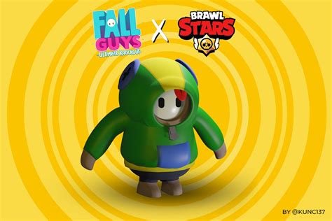 Want to discover art related to brawlstars_leon? Fall Guys x Brawl stars: Leon : Brawlstars